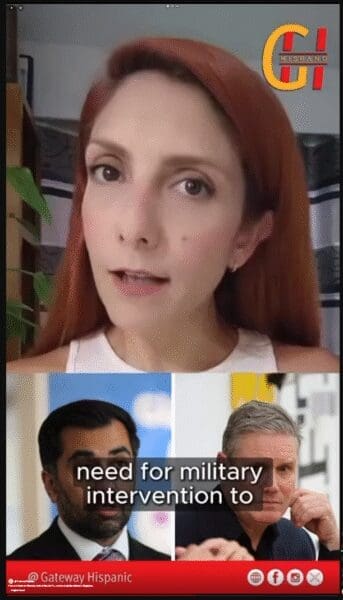 Primer Ministro de #Escocia, insta al líder del PL, a enviar al ejército británico a #Inglaterra.