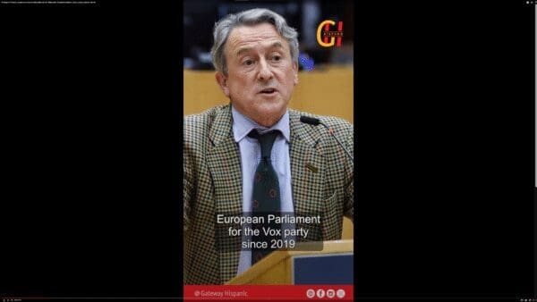 Hermann Tertsch, anuncia el reconocimiento del Dr Edmundo González Urrutia como el presidente electo