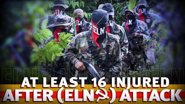 Sixteen soldiers were injured in an attack attributed to ELN