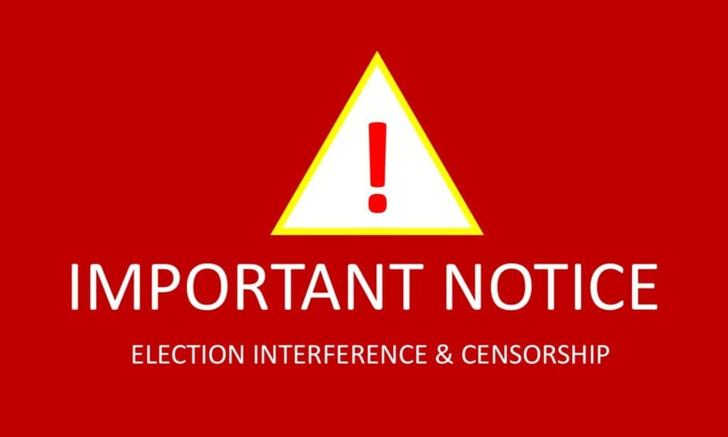 Important notice