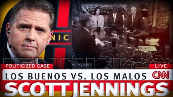 Scott Jennings saca una pizarra blanca para enseñar