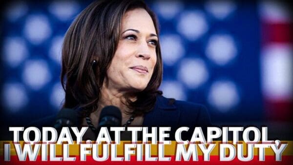 Kamala - Today, at the Capitol, I will fulfill my duty to certify the election results