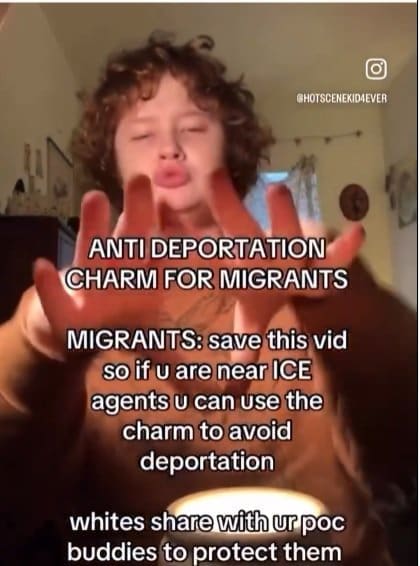 Anti deportation charm for inmigrant