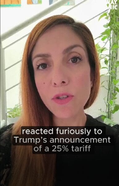 Doug Ford, reacted angrily to Trump's 25% tariffs against Canada.