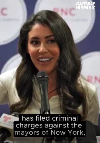 Anna Paulina Luna has filed criminal complaints against the mayors of New York, Denver, Chicago and Boston.