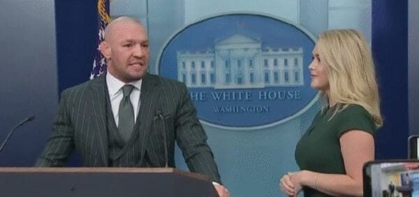 Conor McGregor took advantage of ‘St. Patrick's Day’ to visit the White House