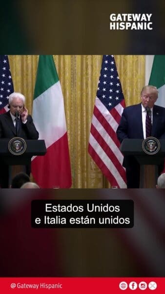 Trump - 'The United States and Italy have been united for thousands of years, since the time of Ancient Rome'