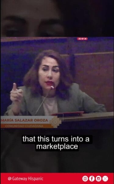 Bolivia: Diputada Salazar fue interrumpida con agresión física