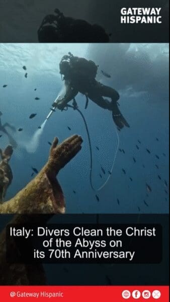 Italy Honors the 70th Anniversary of the Christ of the Abyss with Deep-Sea Restoration