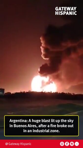 SHOCKING: Industrial Factory Explosion Shakes Argentina