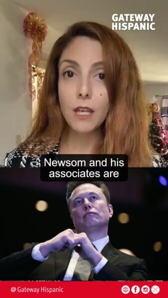 Gavin Newsom's team is using Elon Musk's son to attack him.