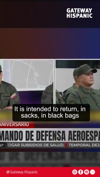 Venezuelan Defense Minister: "U.S. Wants to Send Its Young People Back in Coffins"