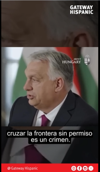 Orbán Accuses the Left of Using Migration to Transform Europe