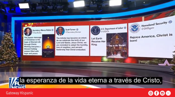 Christmas With Christ at the Center: U.S. Leaders Reaffirm the Spiritual Meaning of the Holiday (Watch Video)