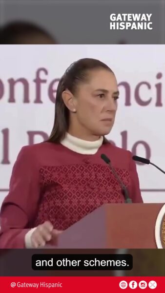 Claudia Sheinbaum rechaza que EE.UU. llame 'terroristas'a los cárteles de narcotráfico (VIDEO)