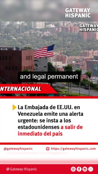 La Embajada de EEUU en Venezuela insta a todos los ciudadanos estadounidenses a abandonar Venezuela (VIDEO)