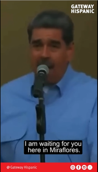 Maduro provocó a Trump y hoy enfrenta las consecuencias de su desafío (VIDEO)