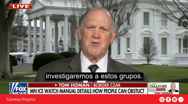 Homan Warns of a Coordinated Effort to Undermine ICE Operations (VIDEO)