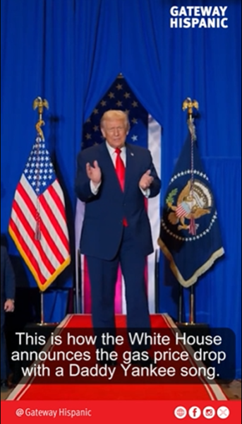 The White House Announces a Drop in Gas Prices to the Rhythm of Daddy Yankee (VIDEO)