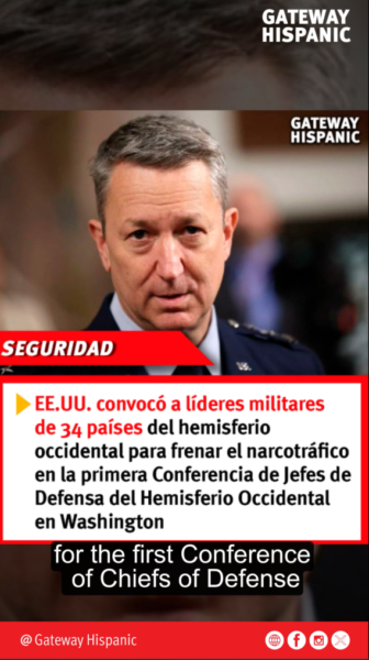Estados Unidos reúne a 34 jefes de defensa del hemisferio para enfrentar amenazas regionales (VIDEO)