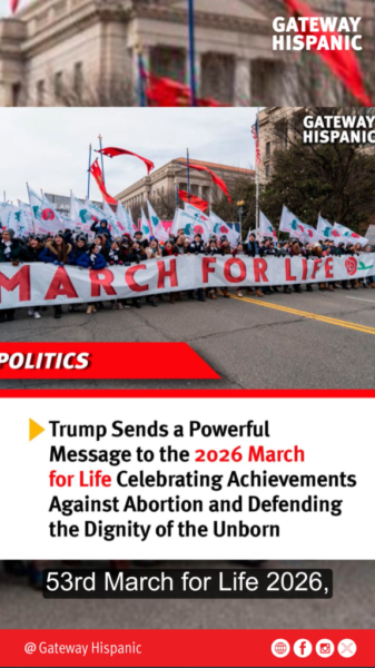 Decenas de miles se movilizan en Washington en la Marcha por la Vida 2026 (VIDEO)
