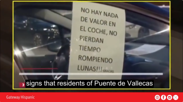 Vecinos de Puente de Vallecas suplican que no les roben ante ola de asaltos nocturnos (VIDEO)