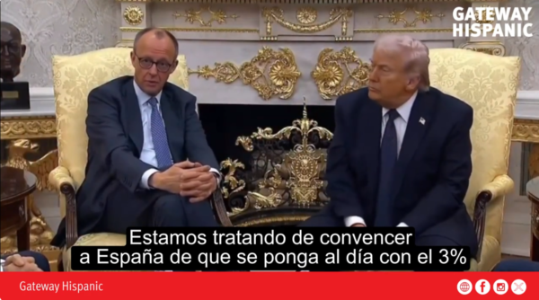 German Chancellor Backs Trump, Demands Spain Meet NATO Commitments (VIDEO)