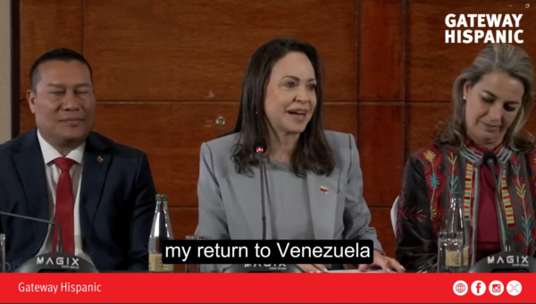 María Corina Machado afirma que regresará a Venezuela para impulsar la transición democrática  (VIDEO)