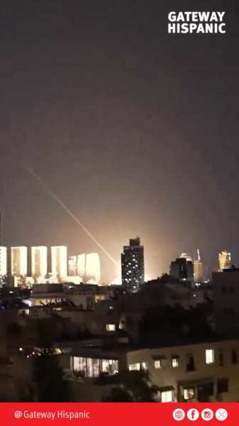 Misil iraní evade defensas de Israel y golpea el centro del país (VIDEO)