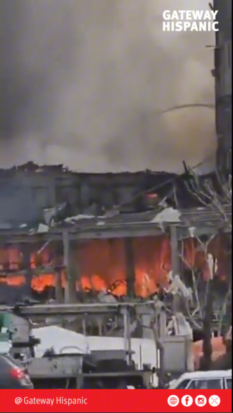 Flames engulf Tehran space research center after U.S. and Israeli strikes (VIDEO)