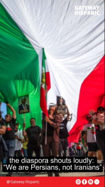 Diáspora persa rechaza nombre “iraní” y celebra esperanza tras caída del régimen (VIDEO)