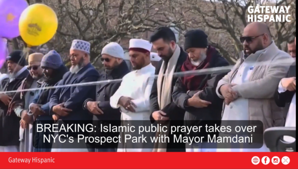 Mass Islamic prayer in NYC with Mayor Mamdani sparks criticism (VIDEO)