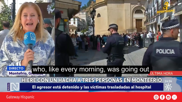 Ataque con hacha en Granada deja varios heridos y desata tensión en la localidad (VIDEO)