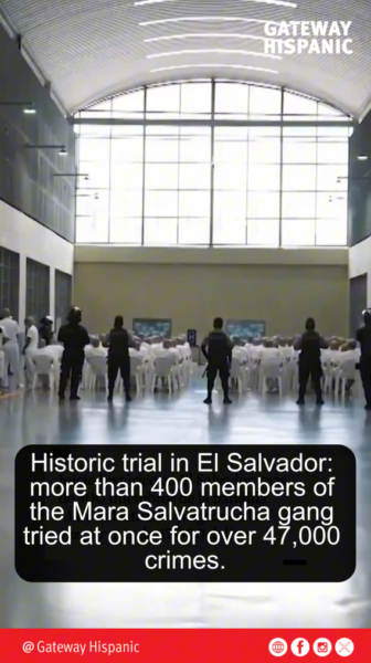 Juicio histórico en El Salvador: cientos de miembros de MS-13 enfrentan más de 47,000 cargos (VIDEO)